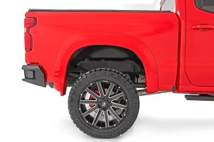 Chevrolet Silverado 1500 Fender Flares - Rough Country - SF1 - Deep Mahogany - '19-'22